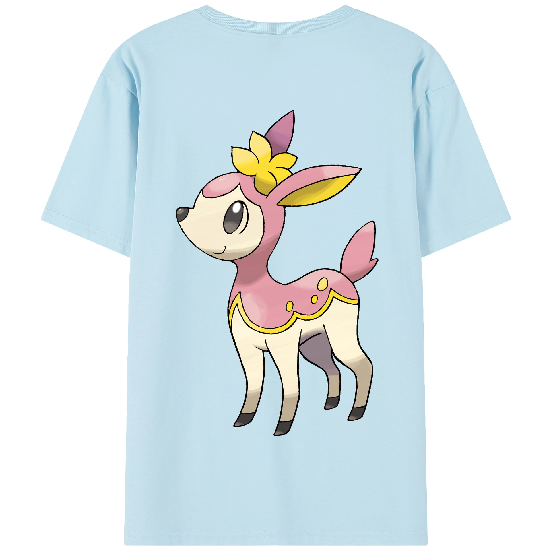 （画像用） ポケットモンスター Pokémon 綿100％半袖Tシャツ（背面プリント）
